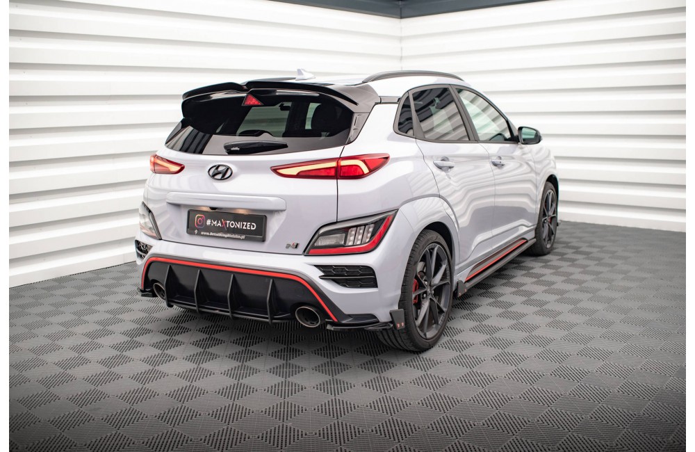 Rear Side Splitters V.1 + Flaps Hyundai Kona N Mk1