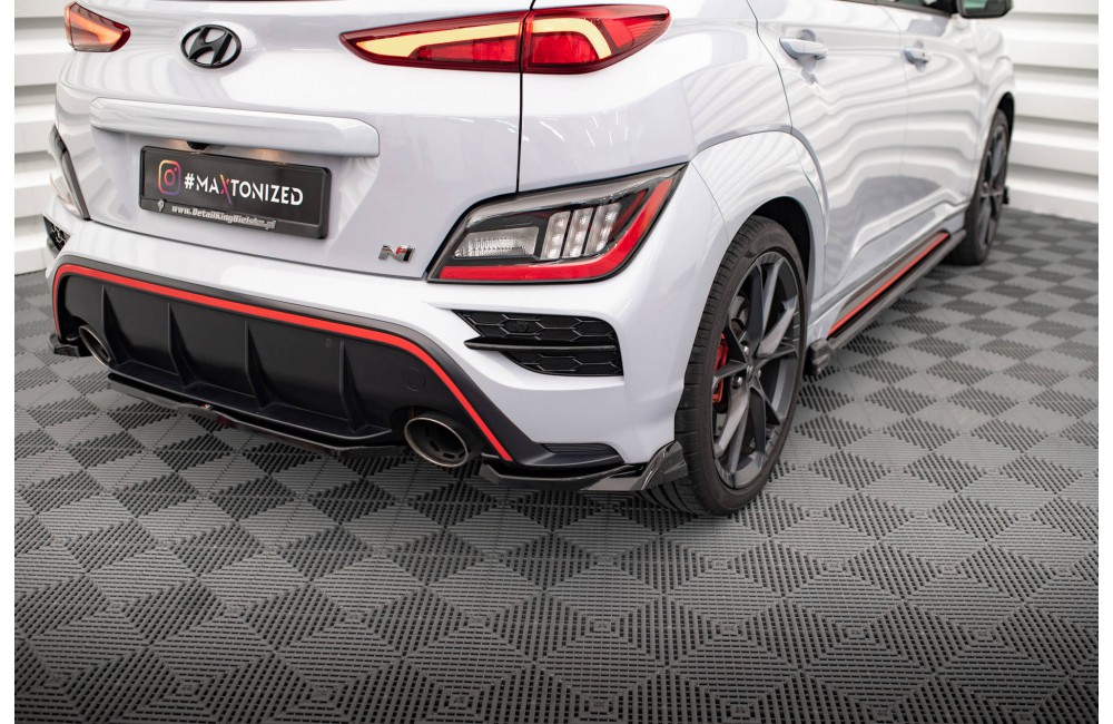 Rear Side Splitters V.2 Hyundai Kona N Mk1