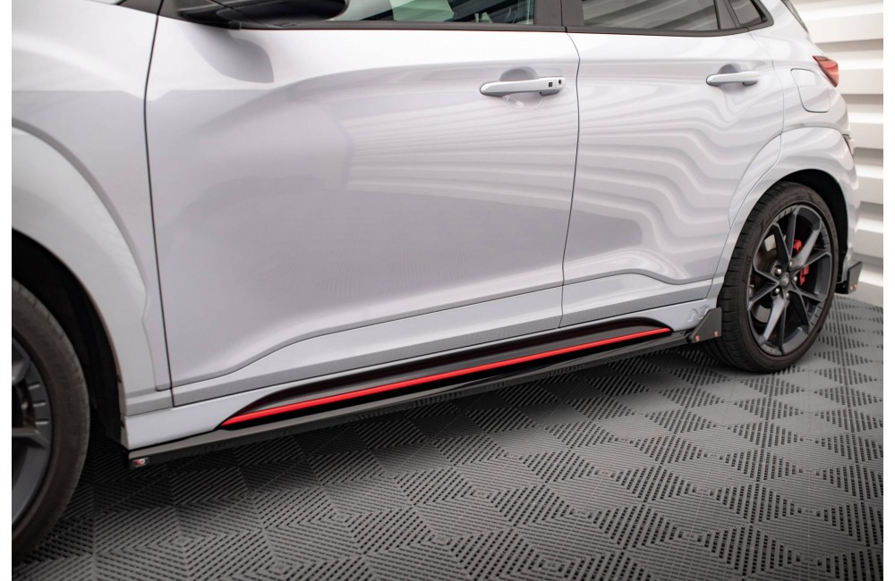Side Skirts Diffusers V.1 + Flaps Hyundai Kona N Mk1 Side Skirts Diffusers V.1 + Flaps Hyundai Kona N Mk1