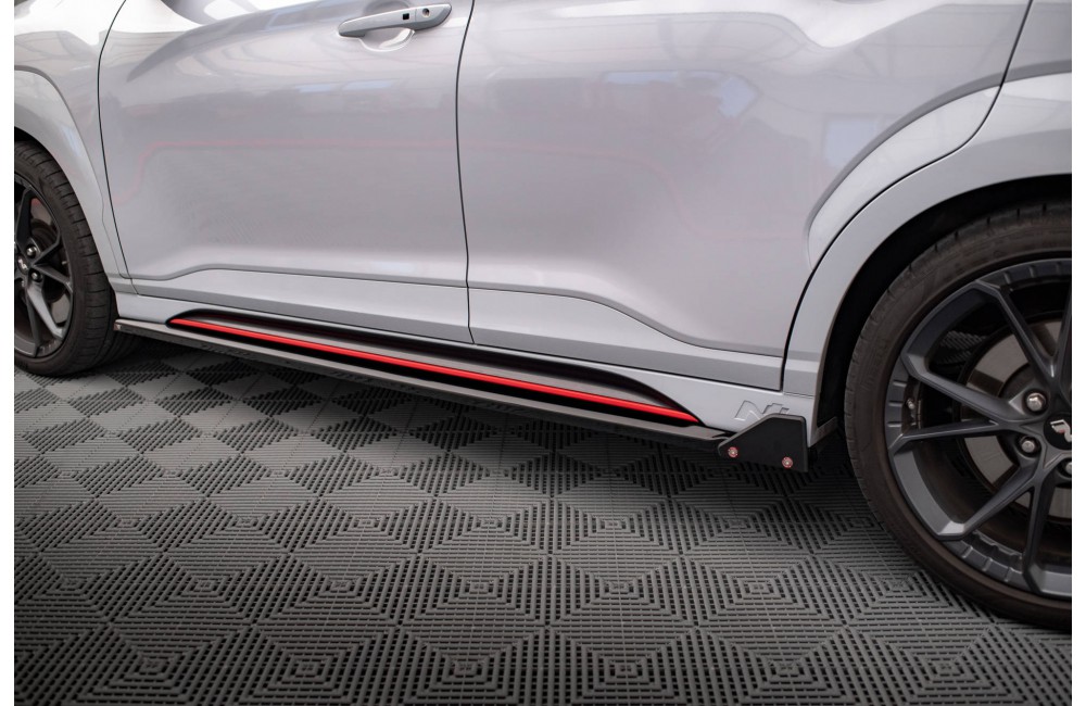 Side Skirts Diffusers V.1 + Flaps Hyundai Kona N Mk1 Side Skirts Diffusers V.1 + Flaps Hyundai Kona N Mk1