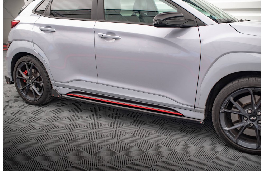 Side Skirts Diffusers V.1 + Flaps Hyundai Kona N Mk1 Side Skirts Diffusers V.1 + Flaps Hyundai Kona N Mk1