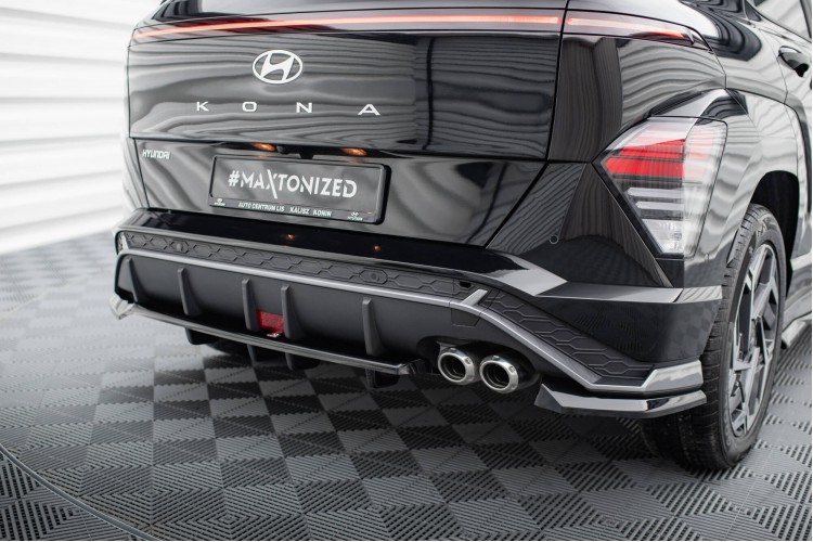 Πίσω Splitter (με κατακόρυφες ράβδους) Hyundai Kona N-Line Mk2
