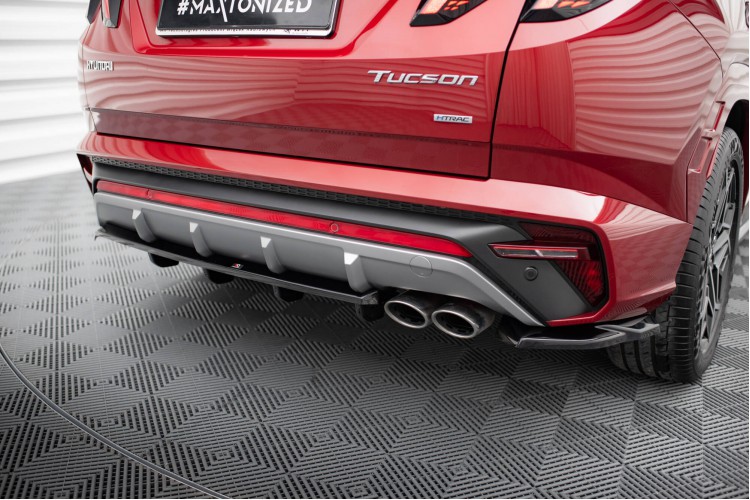 Πίσω Splitter (με κατακόρυφες ράβδους) Hyundai Tucson N-Line Mk4