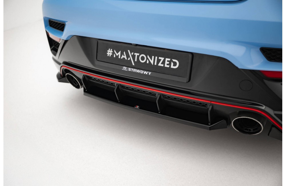 Central Rear Splitter for Hyundai Veloster N Mk2