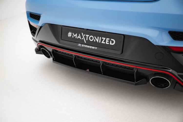 Κεντρικός Πίσω Splitter για Hyundai Veloster N Mk2