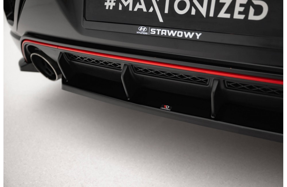Central Rear Splitter for Hyundai Veloster N Mk2