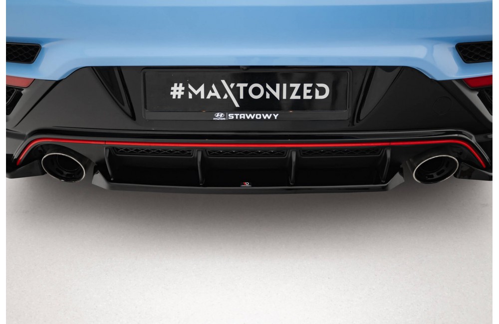Central Rear Splitter for Hyundai Veloster N Mk2