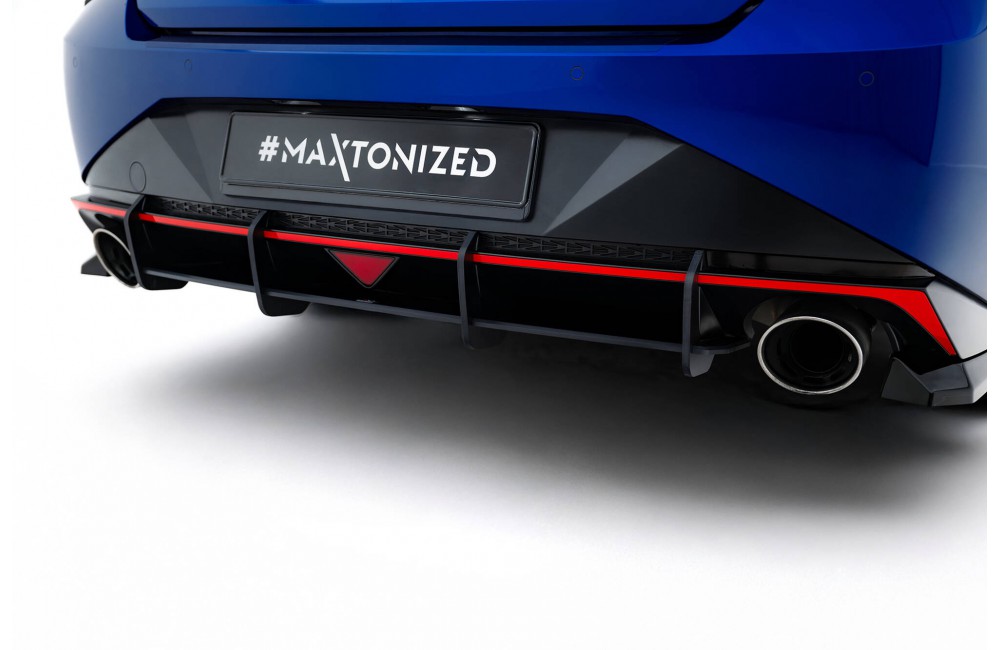 Street Pro Rear Diffuser Hyundai Elantra N Mk7 - Black
