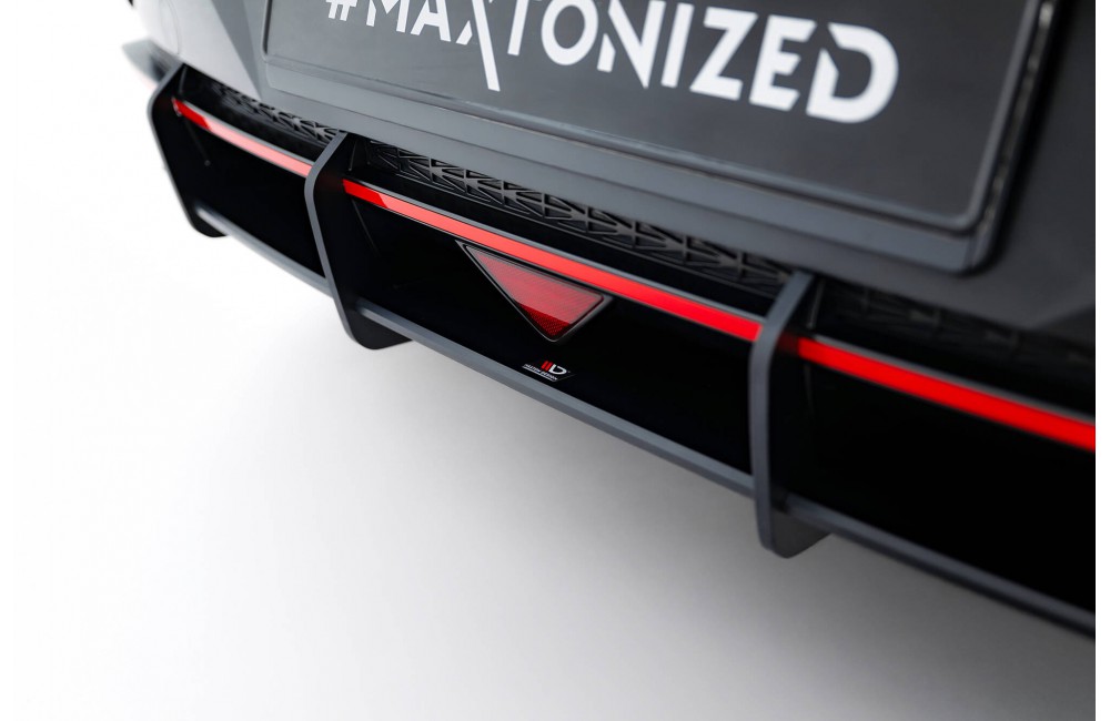 Street Pro Rear Diffuser Hyundai Elantra N Mk7 - Black