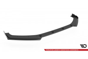 Street Pro Front Splitter V.1 + Flaps Hyundai I20 N Mk3 - Black + Gloss Flaps