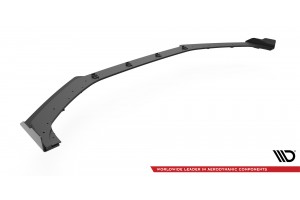 Street Pro Front Splitter V.1 + Flaps Hyundai I20 N Mk3 - Black + Gloss Flaps
