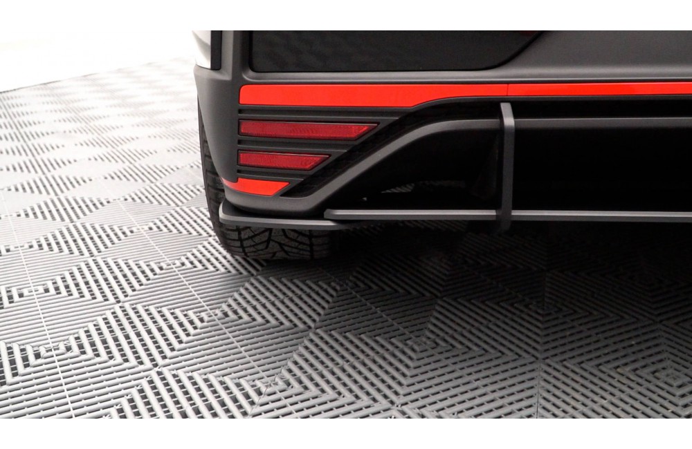 Street Pro Rear Side Splitters Hyundai I20 N Mk3 - Black