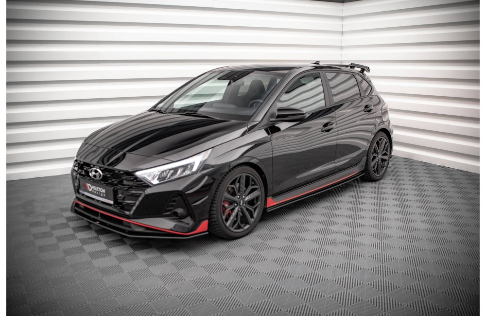 Street Pro Side Skirts Diffusers Hyundai I20 N Mk3 - Black