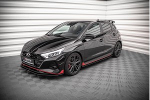 Street Pro Side Skirts Diffusers Hyundai I20 N Mk3 - Black