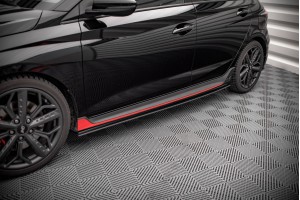 Street Pro Side Skirts Diffusers Hyundai I20 N Mk3 - Black