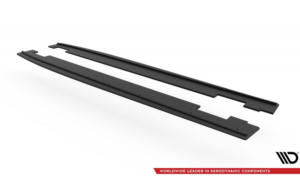 Street Pro Side Skirts Diffusers Hyundai I20 N Mk3 - Black