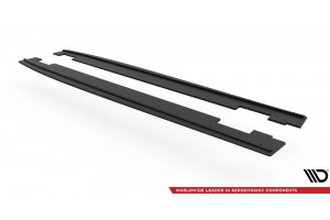 Street Pro Side Skirts Diffusers Hyundai I20 N Mk3 - Black