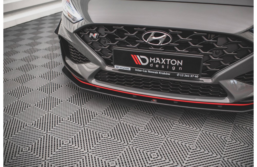Street Pro Front Splitter Hyundai I30 N Hatchback/Fastback Mk3 Facelift - Black
