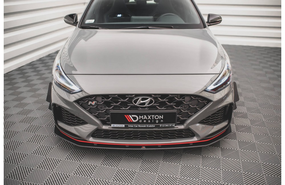 Street Pro Front Splitter Hyundai I30 N Hatchback/Fastback Mk3 Facelift - Black