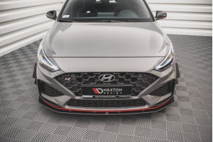 Street Pro Front Splitter Hyundai I30 N Hatchback/Fastback Mk3 Facelift - Black