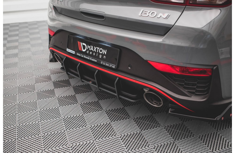 Street Pro Rear Diffuser Hyundai I30 N Hatchback Mk3 Facelift - Black Street Pro Rear Diffuser Hyundai I30 N Hatchback Mk3 Facelift - Black