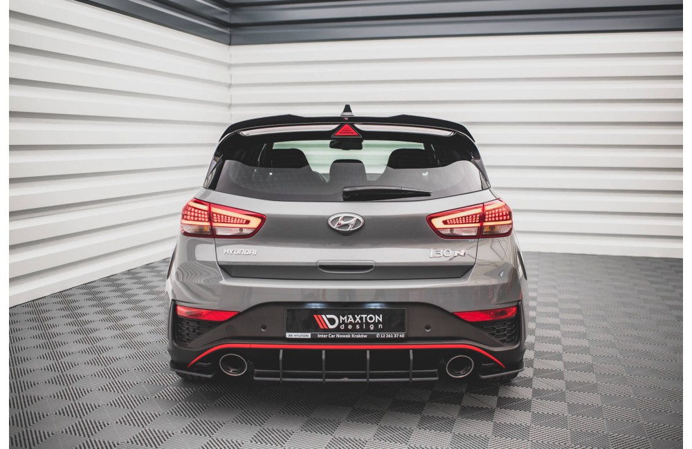 Street Pro Rear Side Splitters Hyundai I30 N Hatchback Mk3 Facelift - Black