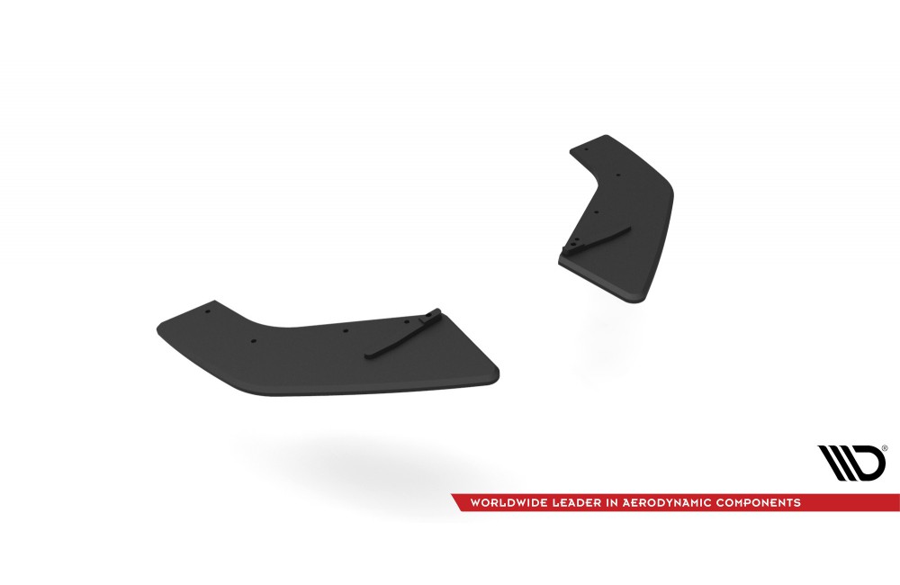 Street Pro Rear Side Splitters Hyundai I30 N Hatchback Mk3 Facelift - Black