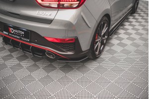 Street Pro Rear Side Splitters Hyundai I30 N Hatchback Mk3 Facelift - Black