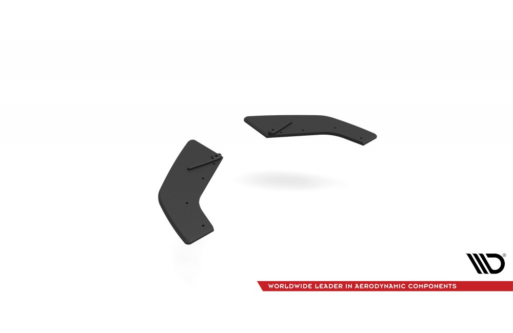 Street Pro Rear Side Splitters Hyundai I30 N Hatchback Mk3 Facelift - Black