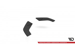 Street Pro Rear Side Splitters Hyundai I30 N Hatchback Mk3 Facelift - Black