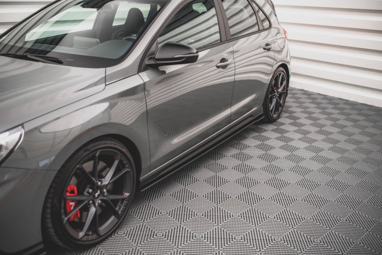Street Pro Side Skirts Diffusers V.2 Hyundai I30 N / N-Line Hatchback / Fastback Mk3 / Mk3 Facelift