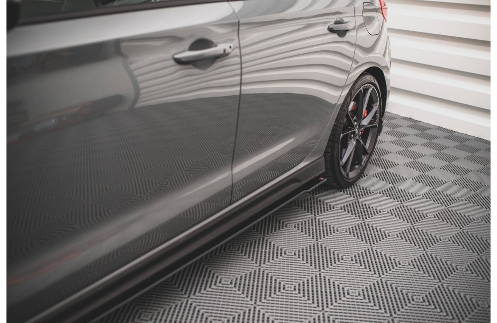 Street Pro Side Skirts Diffusers V.2 Hyundai I30 N - Black