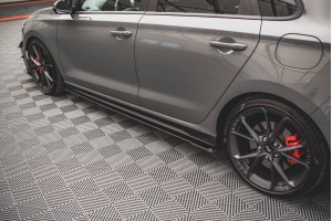 Street Pro Side Skirts Diffusers V.2 Hyundai I30 N - Black