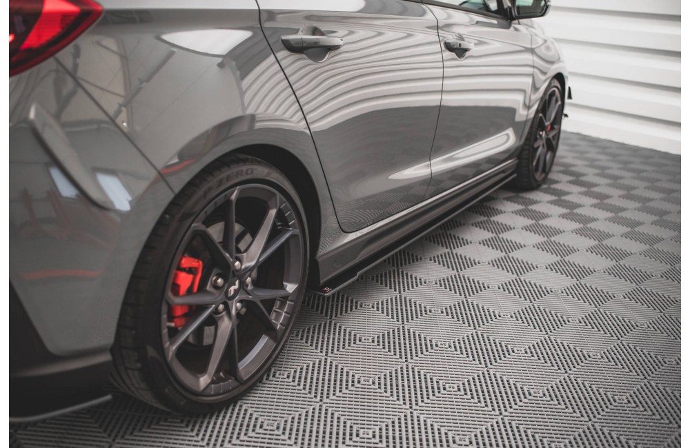 Street Pro Side Skirts Diffusers V.2 Hyundai I30 N - Black