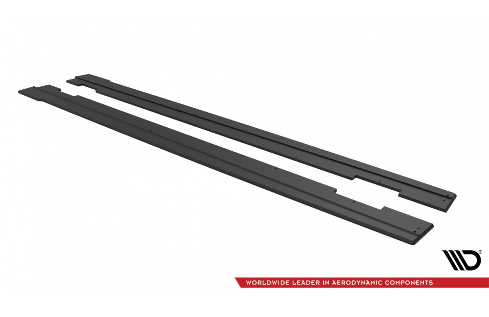 Street Pro Side Skirts Diffusers V.2 Hyundai I30 N - Black