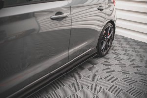 Street Pro Side Skirts Diffusers V.2 Hyundai I30 N - Black-Red