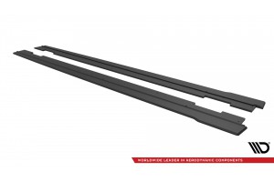 Street Pro Side Skirts Diffusers V.2 Hyundai I30 N - Black-Red