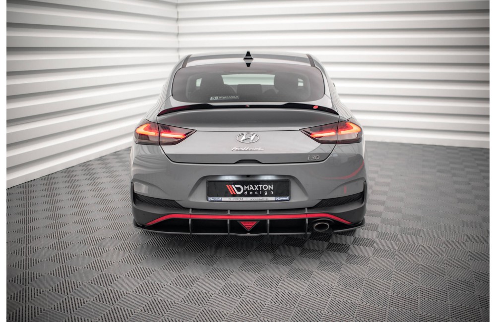 Street Pro Rear Diffuser Hyundai I30 Fastback N-Line Mk3 Facelift - Black