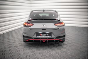 Street Pro Rear Diffuser Hyundai I30 Fastback N-Line Mk3 Facelift - Black
