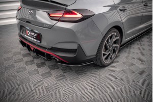 Street Pro Rear Diffuser Hyundai I30 Fastback N-Line Mk3 Facelift - Black