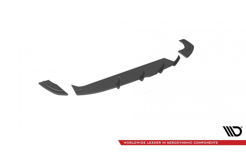 Street Pro Rear Diffuser Hyundai I30 Fastback N-Line Mk3 Facelift - Black