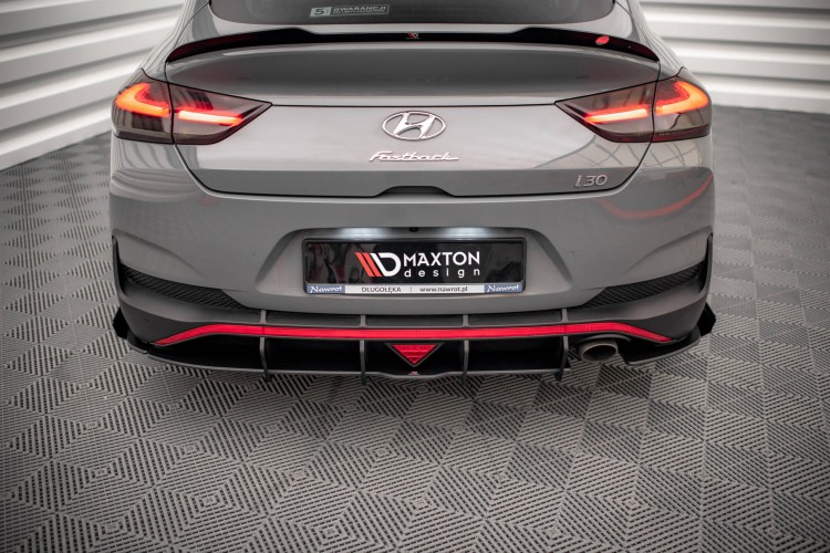 Street Pro Πίσω Πλευρικά Splitters + Flaps Hyundai I30 Fastback N-Line Mk3 Facelift