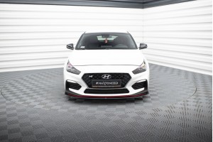 Street Pro Front Splitter Hyundai I30 N Mk3 Hatchback / Fastback - Black