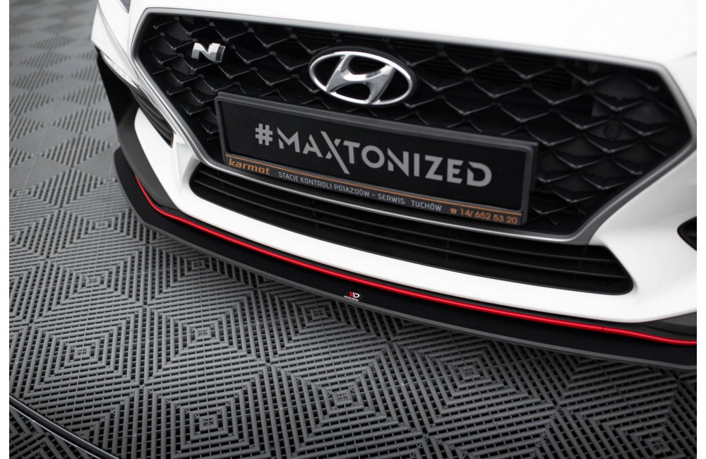 Street Pro Front Splitter Hyundai I30 N Mk3 Hatchback / Fastback - Black