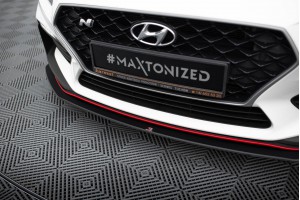 Street Pro Front Splitter Hyundai I30 N Mk3 Hatchback / Fastback - Black