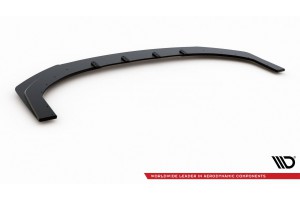 Street Pro Front Splitter + Flaps Hyundai I30 N Mk3 Hatchback / Fastback - Black + Gloss Flaps