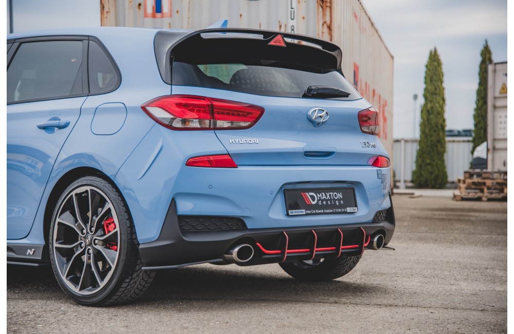 Street Pro Rear Diffuser V.1 Hyundai I30 N Mk3 Hatchback - Black
