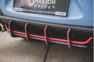 Street Pro Rear Diffuser V.1 Hyundai I30 N Mk3 Hatchback - Black