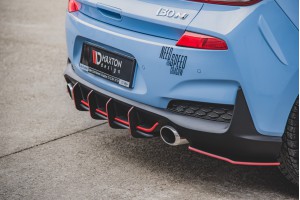 Street Pro Rear Diffuser V.1 Hyundai I30 N Mk3 Hatchback - Black