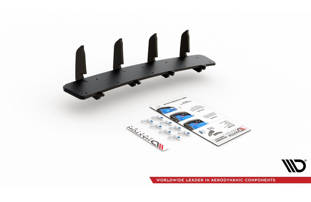 Street Pro Rear Diffuser V.1 Hyundai I30 N Mk3 Hatchback - Black